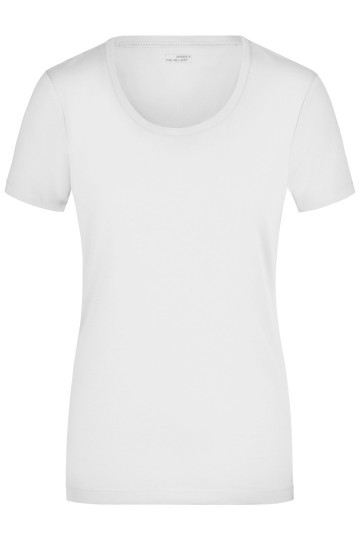 JN Ladies Stretch Round-T JN926 wit