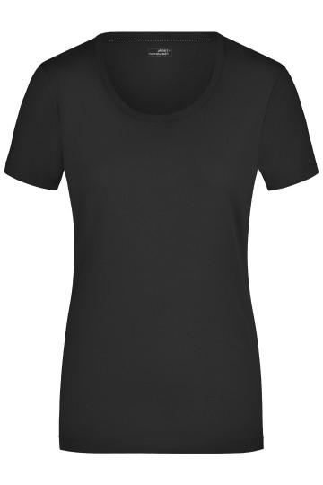 JN Ladies Stretch Round-T JN926 zwart
