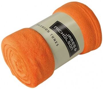 JN micerofibre fleece deken JN951 oranje