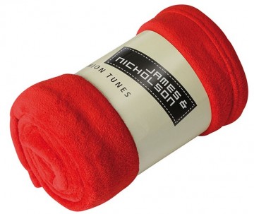 JN micerofibre fleece deken JN951 rood