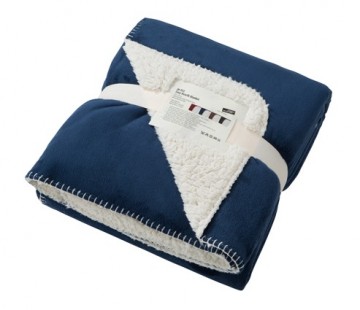 JN Cosy Hearth velours kleed JN955 marineblauw naturel