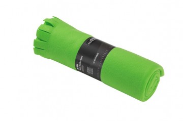 N Basic fleece deken met franjes JN956 groen