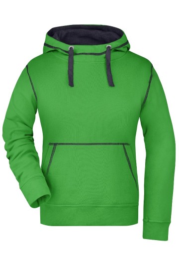 JN Ladies Lifestyle Hoody JN960 groen marineblauw