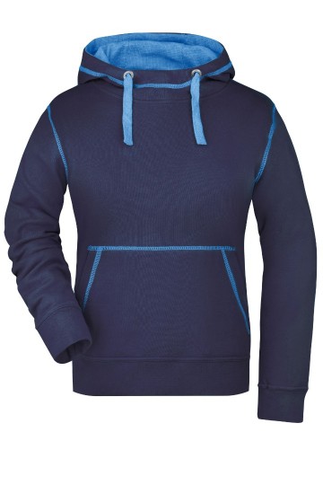 JN Ladies Lifestyle Hoody JN960 marineblauw kobaltblauw