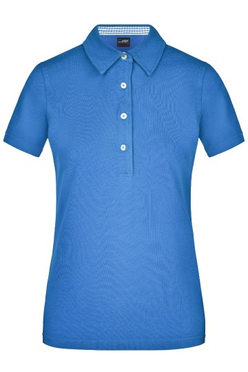 JN Ladies Plain polo JN969 gletserblauw gletserblauw wit