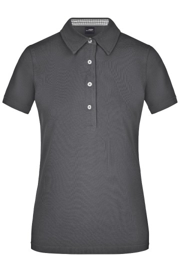 JN Ladies Plain polo JN969 grafiet grafiet wit