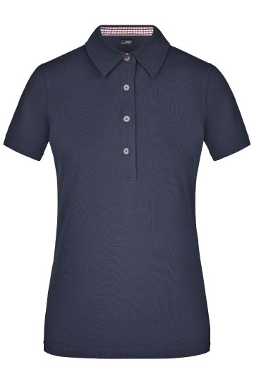 JN Ladies Plain polo JN969 marineblauw marineblauw rood wit