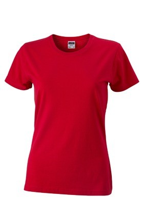 JN Ladies Slim Fit T-shirt JN971 rood