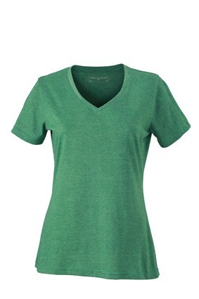 JN Ladies Heather T-shirt JN973 groen melange