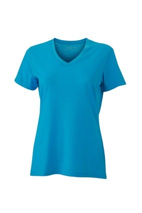 JN Ladies Heather T-shirt JN973 turkooise melange