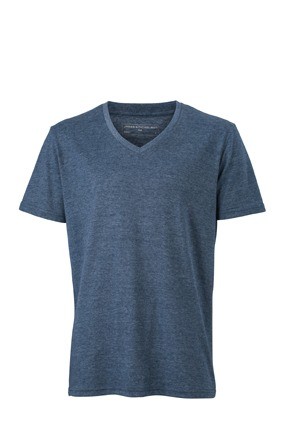 JN Men's Heather T-shirt JN974 blauw melange