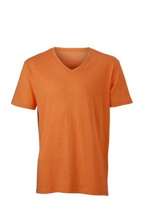 JN Men's Heather T-shirt JN974 oranje melange
