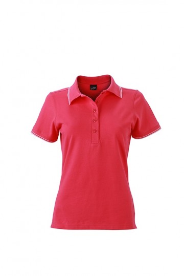 JN Ladies Polo JN985 roze wit