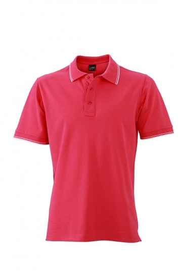 JN Men's Polo JN986 rose wit