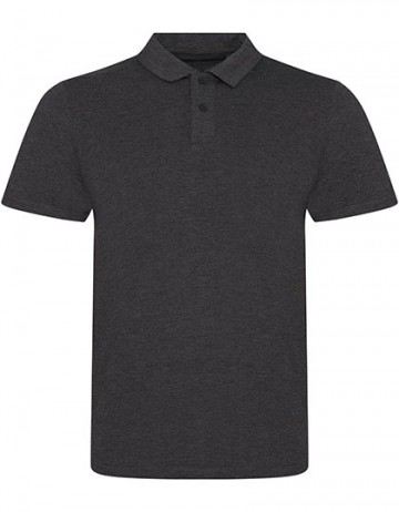 AWDis Tri-Blend polo heather charcoal