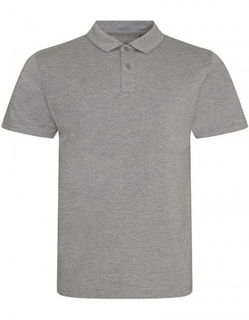 AWDis Tri-Blend polo heather grey