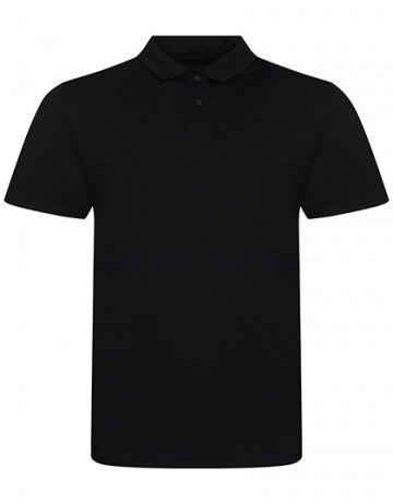 AWDis Tri-Blend polo solid black