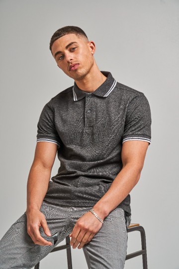 JP003 AWDis Stretch Tipped polo