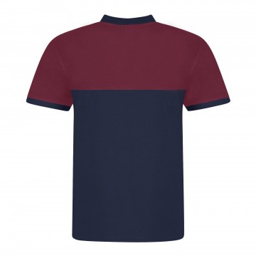 JP110 AWDis Colour Block polo back