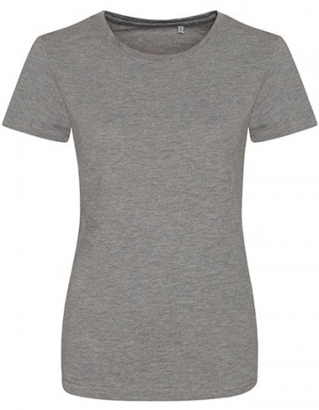 JT001F AWDis dames Tri-Blend T heather grey