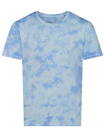 JT022 AWDis Tie-Dye T blue cloud