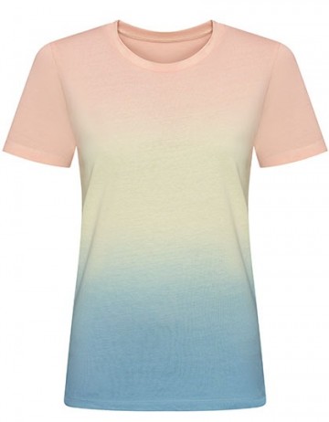 JT022 AWDis Tie-Dye T pastel sunset dip