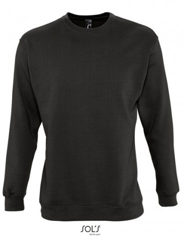 13250 Sol's New Supreme sweater deep charcoal grey solid