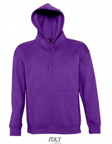 13251 Sol's Slam sweater met kap dark purple