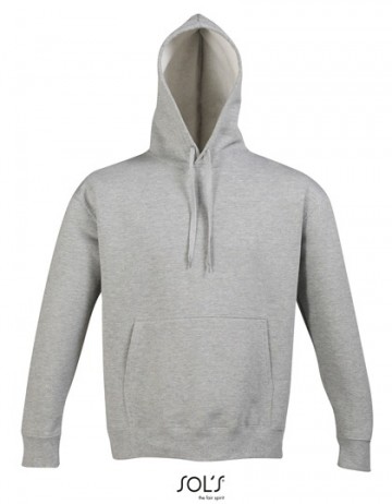 13251 Sol's Slam sweater met kap grey melange