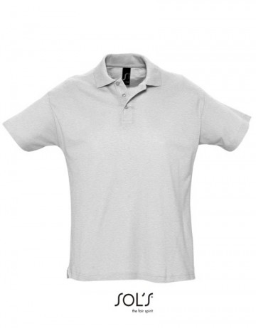 11342 Sol's Summer II heren polo ash heather