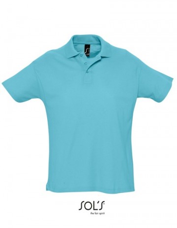 11342 Sol's Summer II heren polo atoll blue