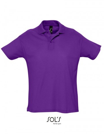 11342 Sol's Summer II heren polo dark purple
