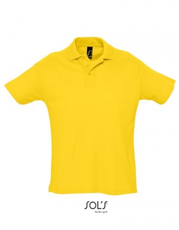 11342 Sol's Summer II heren polo gold