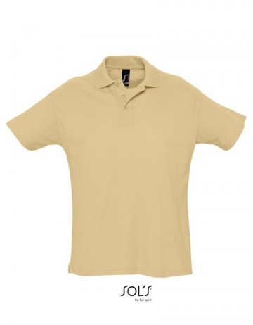 11342 Sol's Summer II heren polo sand