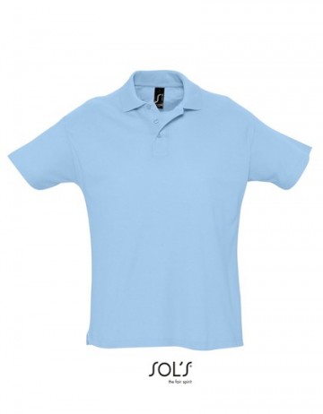 11342 Sol's Summer II heren polo sky blue