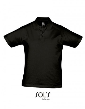 11377 Sol's Prescott heren polo deep black