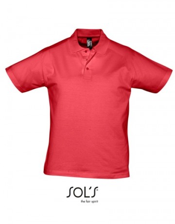 11377 Sol's Prescott heren polo red
