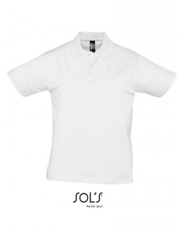 11377 Sol's Prescott heren polo white