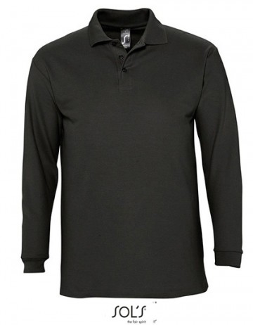 11353 Sol's Winter II heren polo black