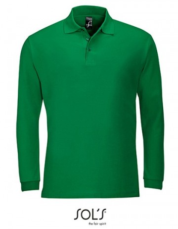 11353 Sol's Winter II heren polo kelly green