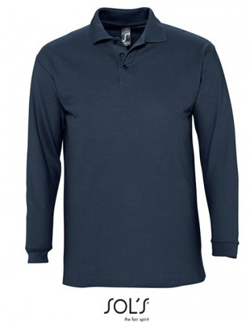 11353 Sol's Winter II heren polo navy
