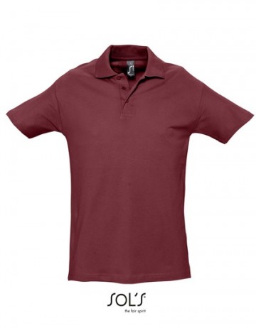 11362 Sol's Spring II heren polo burgundy