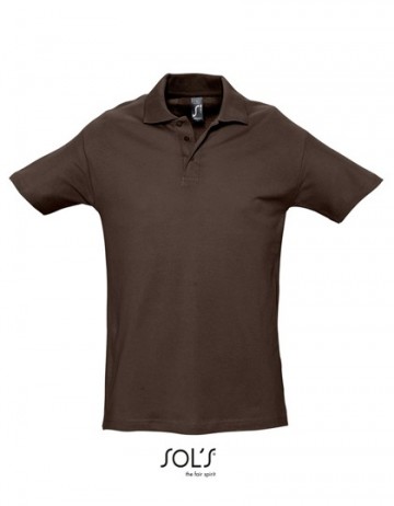 11362 Sol's Spring II heren polo chocolate