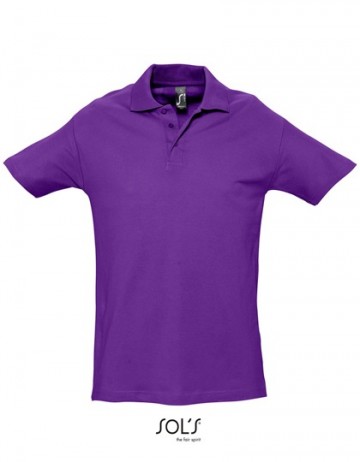 11362 Sol's Spring II heren polo dark purple