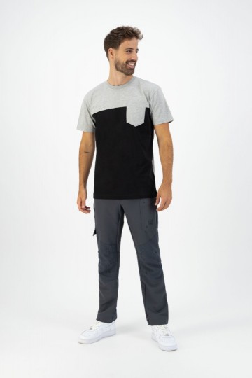 L&S T-shirt iTee pocket SS