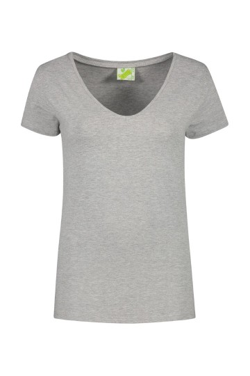 L&S T-shirt met V-hals