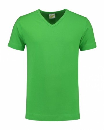 L&S T-shirt met V-hals