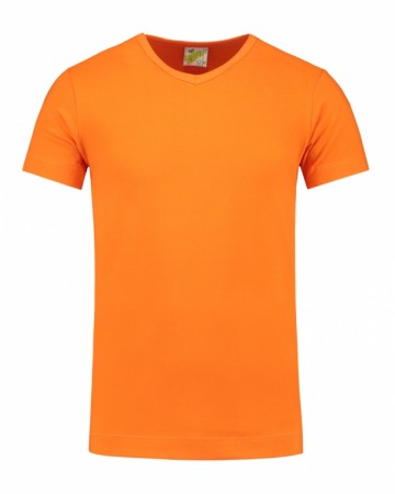 L&S T-shirt met V-hals