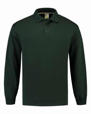 L&S Polosweater met losse tailleboord