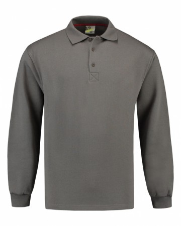 L&S Polosweater met losse tailleboord